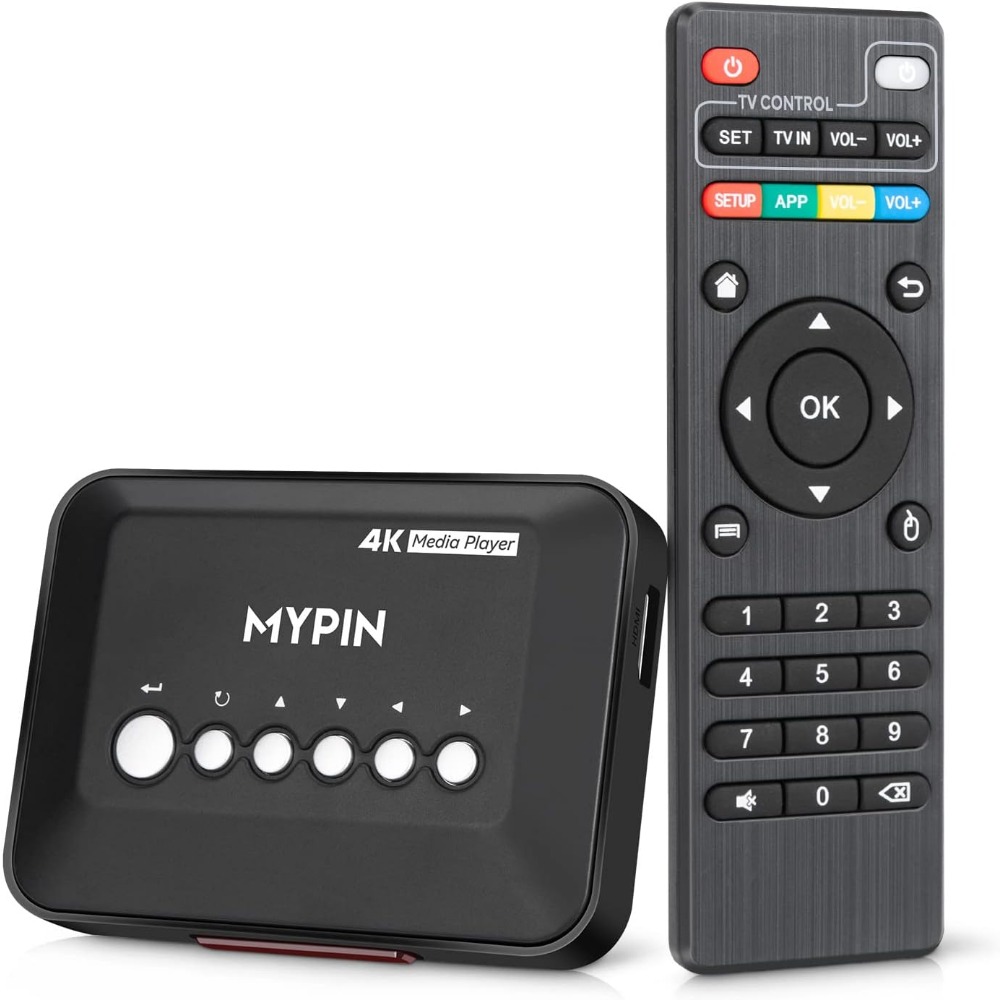 Smart Home Remote Control - 4K 30Hz HDMI Media Player Supports