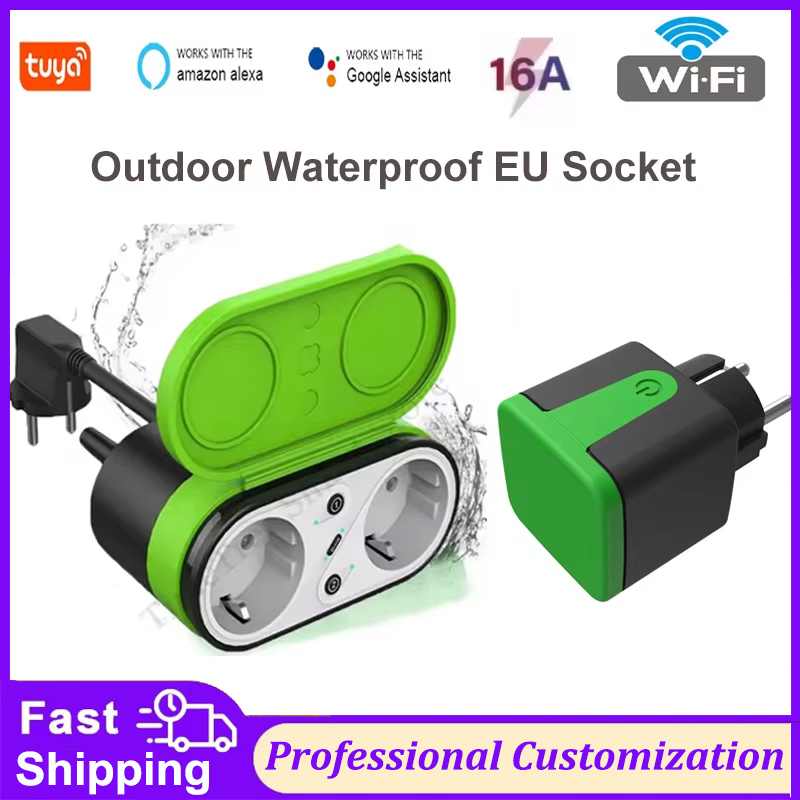 Smart Home Web - Tuya EU 16A Wifi Smart Outdoor