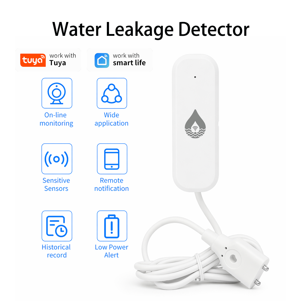 Smart Home Web - YFK WiFi/Zigbee Water Leakage Alarm Sensor