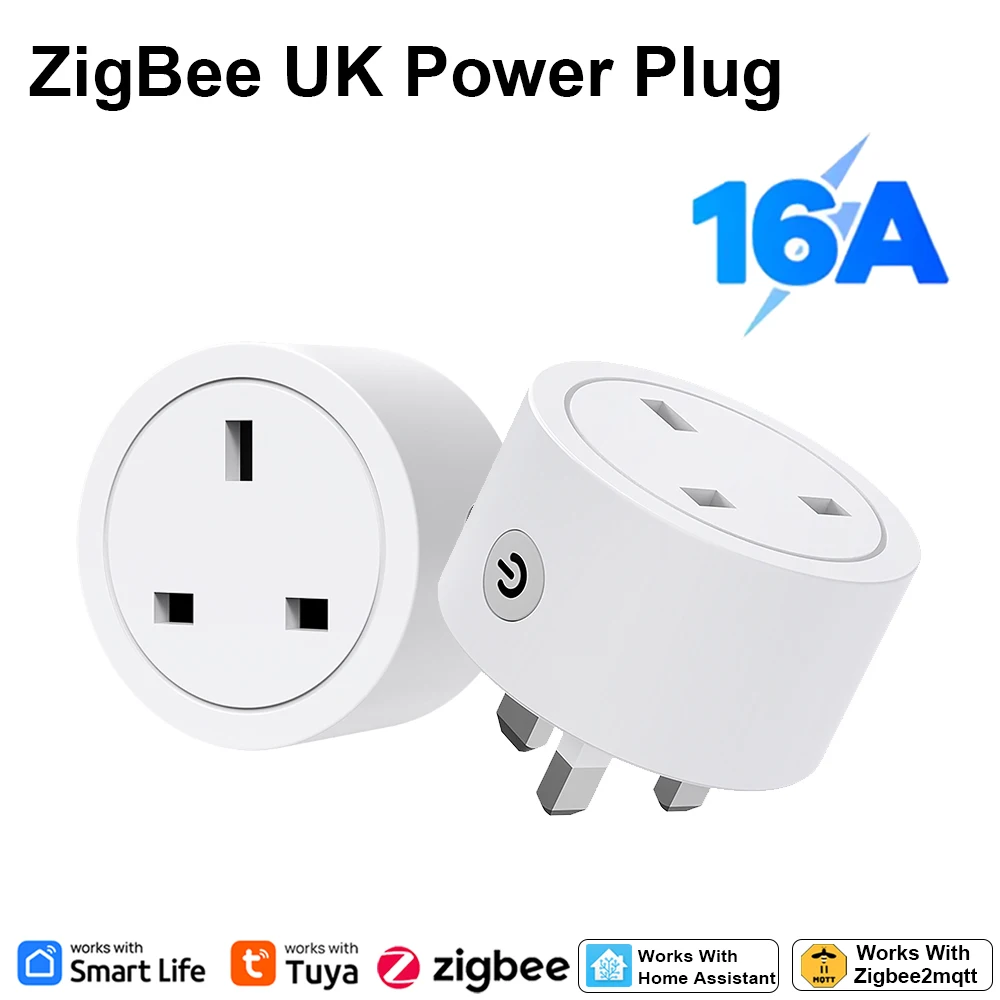 Smart Home Remote Control - Zigbee Smart Plug 16A UK Socket