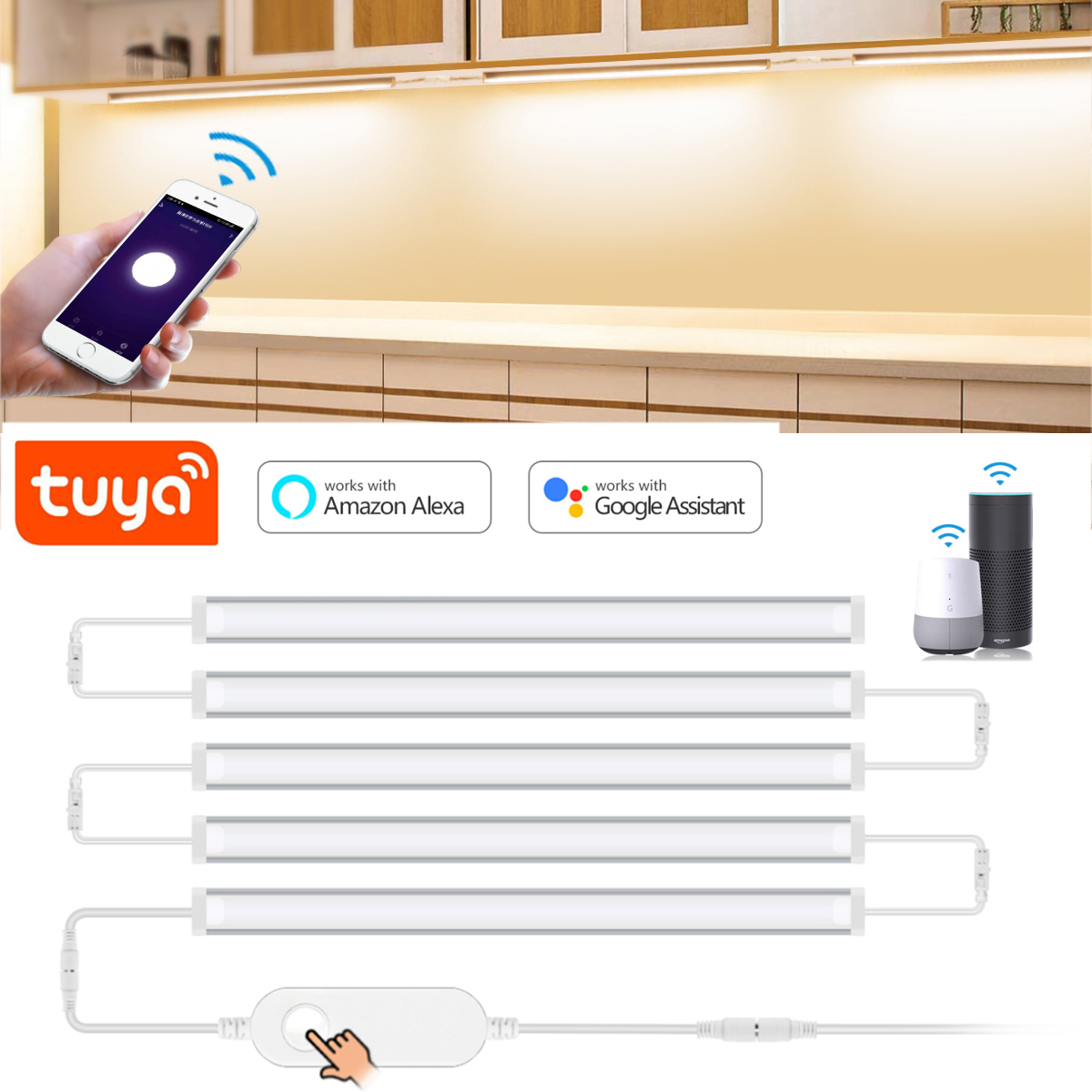 Alexa Compatible Bulb - 1-5 Pcs Kitchen Tuya Smart LED