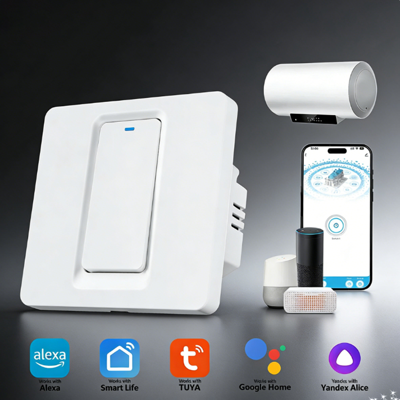 Smart Home Web - Smart Water Heater Switch/WiFi&Bluetooth Touch Control