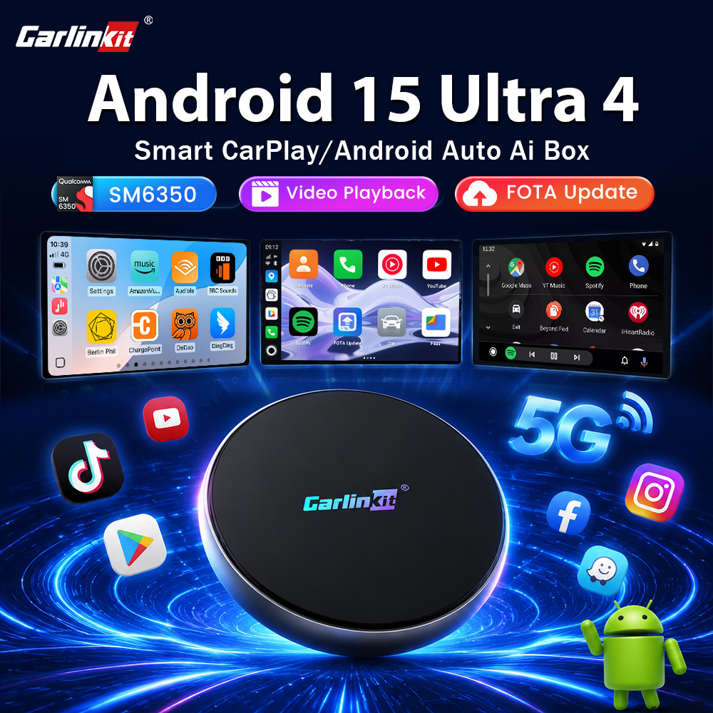 Smart Home Tv - 128G Carlinkit Android 15 Android Auto