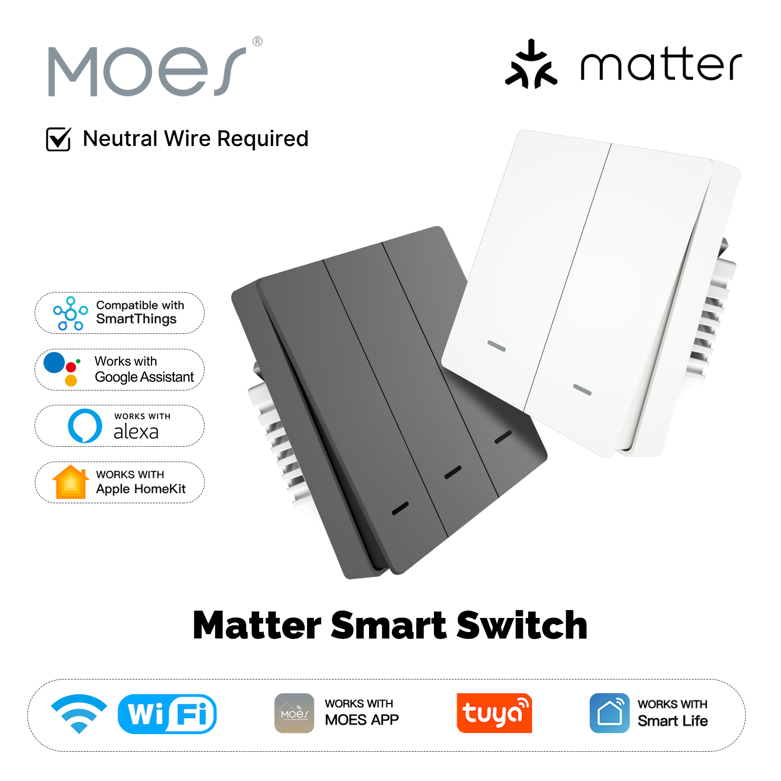 Smart Home Web - MOES Matter Tuya WiFi Smart Light