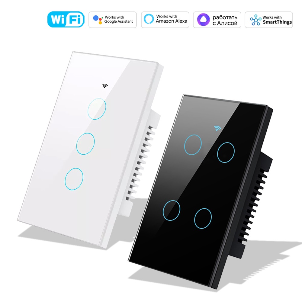 Smart Home Touchscreen Control Panel - Smart Life Wifi+Bluetooth Touch Light Wall