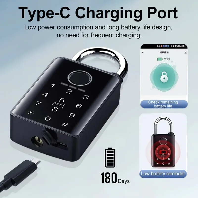 Tuya Smart Door Lock Fingerpri - огляд і ціна Smart Home Door Lock