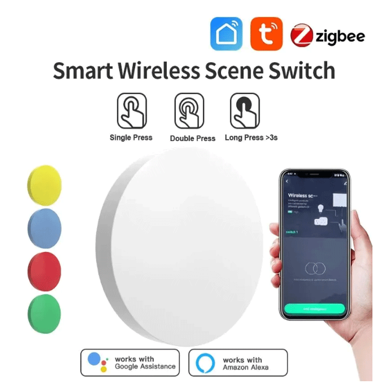 Tuya ZigBee Smart Wireless But - огляд і ціна Smart Home Remote Control