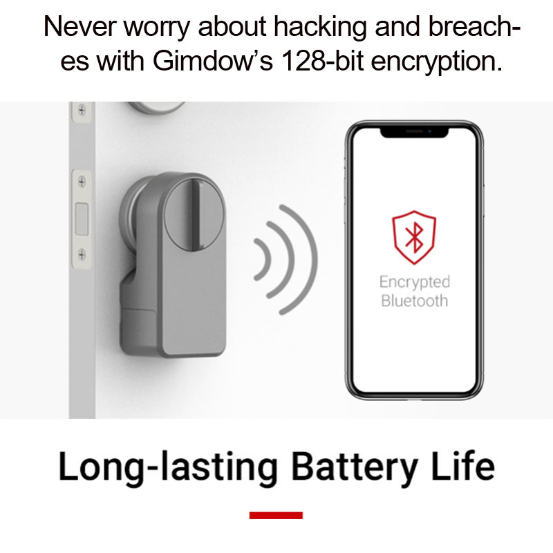 GIMDOW Bluetooth-compatible Ga - огляд і ціна Smart Home Door Lock