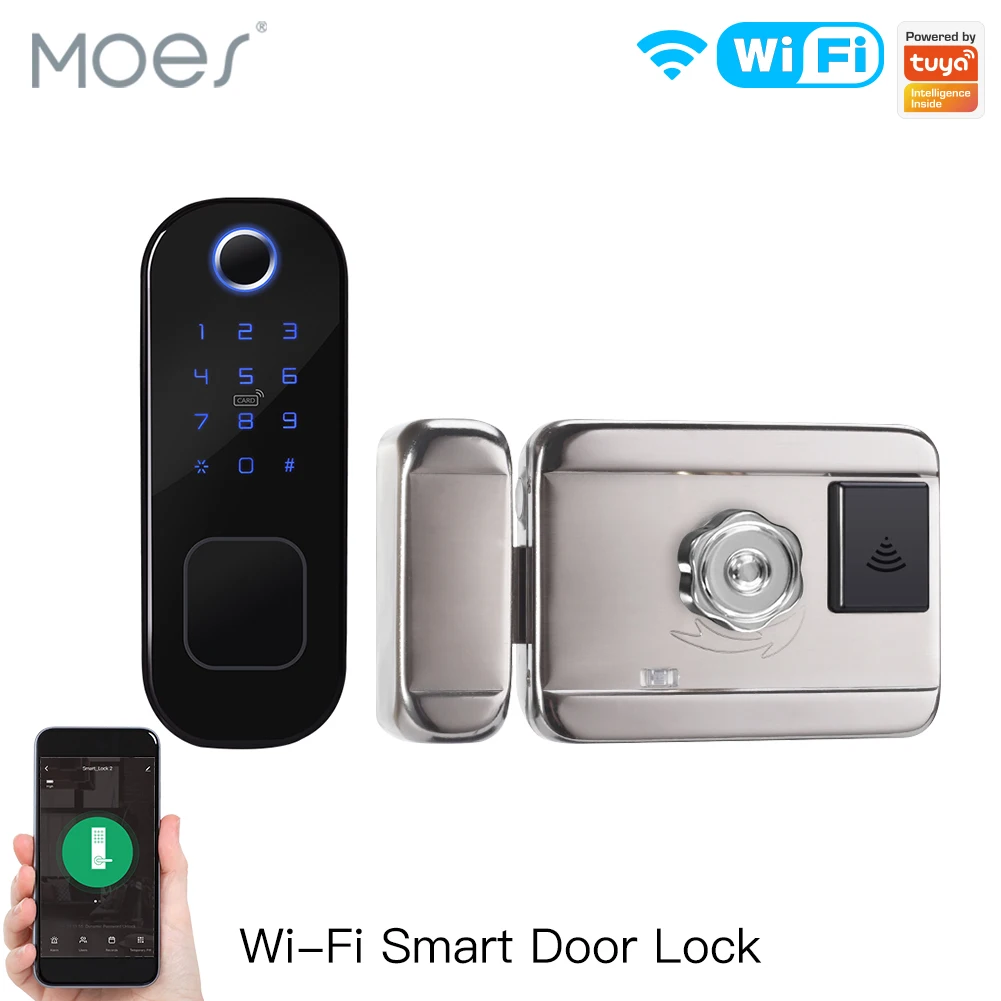 MOES WiFi Tuya Smart Lock Door - огляд і ціна Smart Home Door Lock