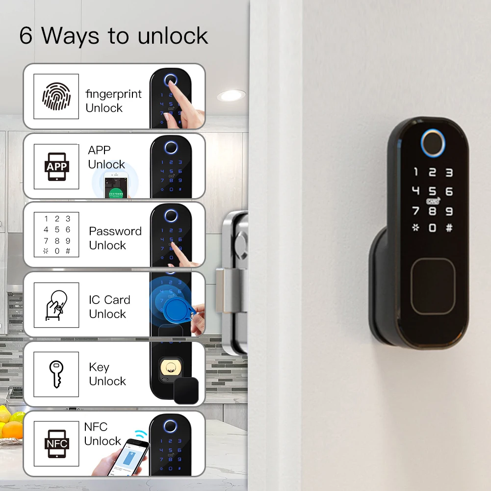 MOES WiFi Tuya Smart Lock Door - огляд і ціна Smart Home Door Lock
