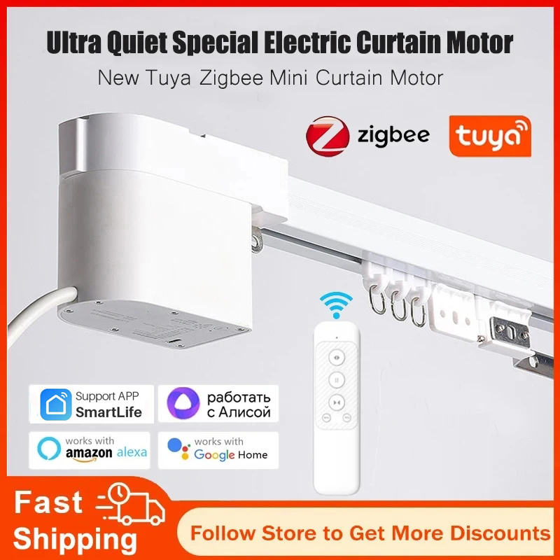 Tuya Zigbee Mini Smart Curtain - огляд і ціна Smart Curtain Robot
