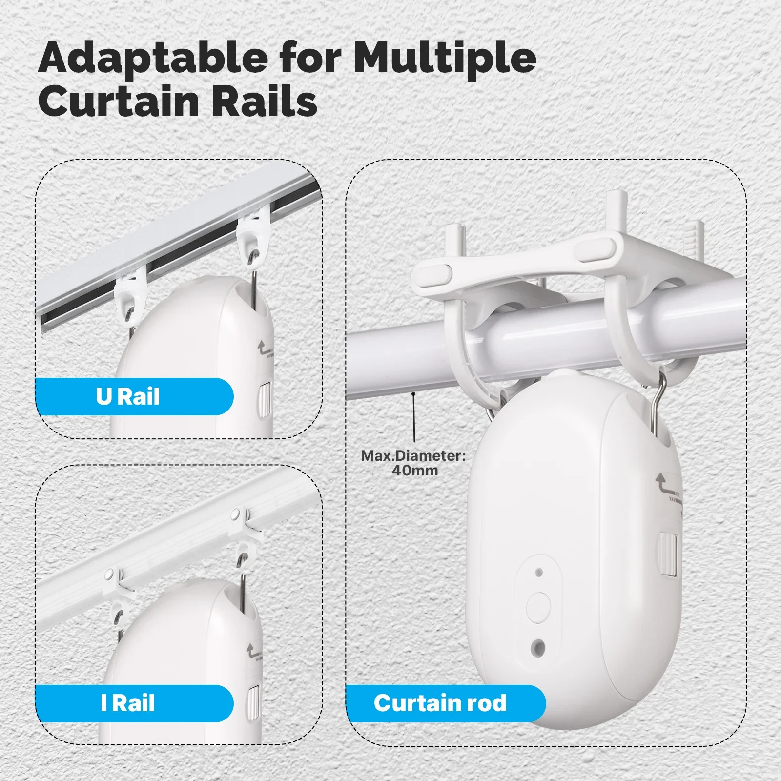 MOES Tuya ZigBee Smart Electri - огляд і ціна Smart Curtain Robot