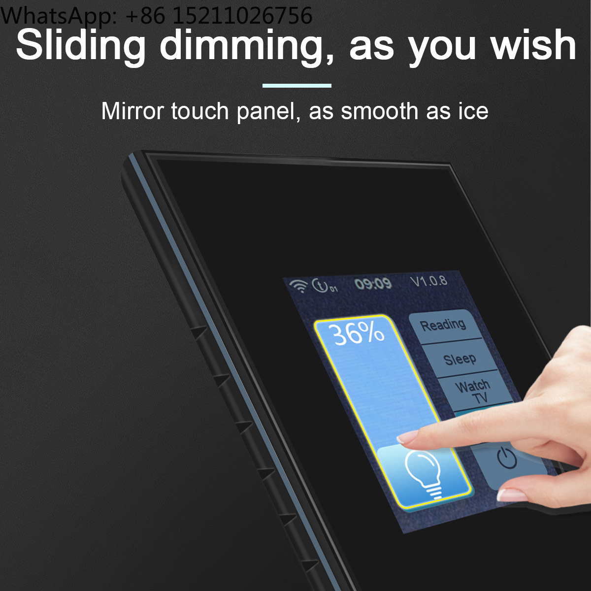 Lanbon L8  LCD Touch Screen Co - огляд і ціна Smart Home Touchscreen Control Panel
