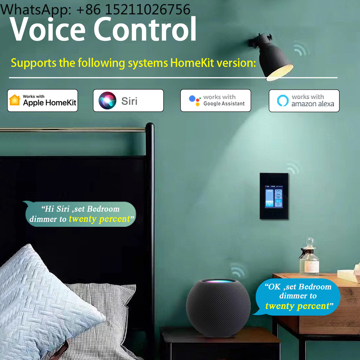 Lanbon L8  LCD Touch Screen Co - огляд і ціна Smart Home Touchscreen Control Panel