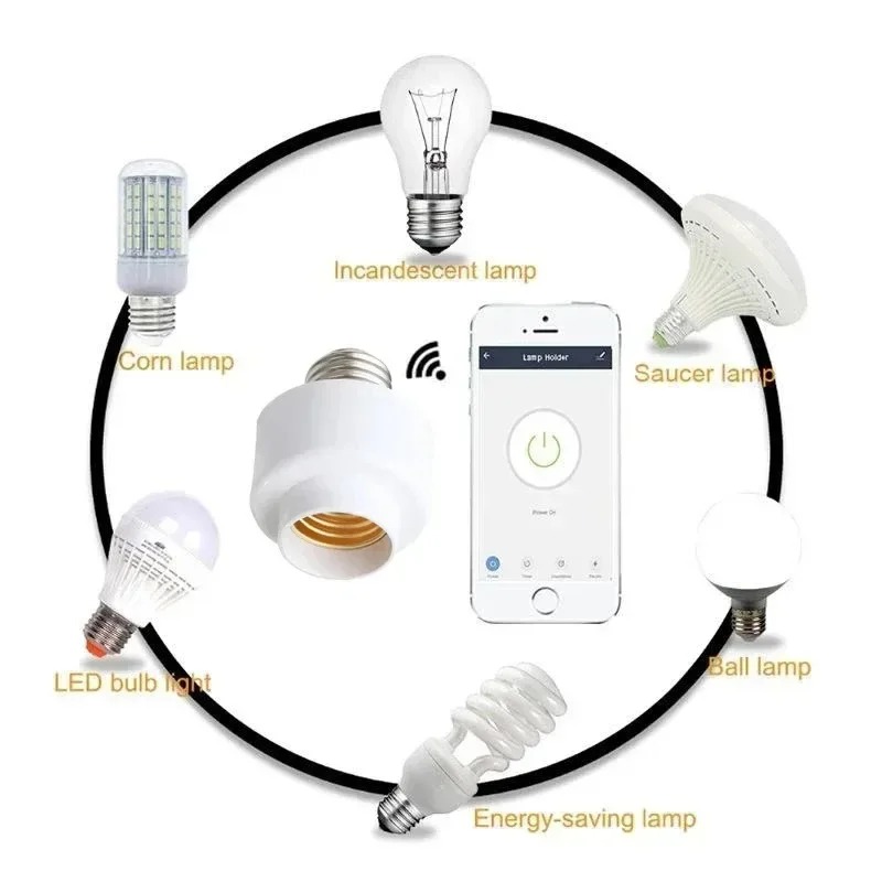 Tuya WIiFi BL E27 Socket Smart - огляд і ціна Alexa Compatible Bulb