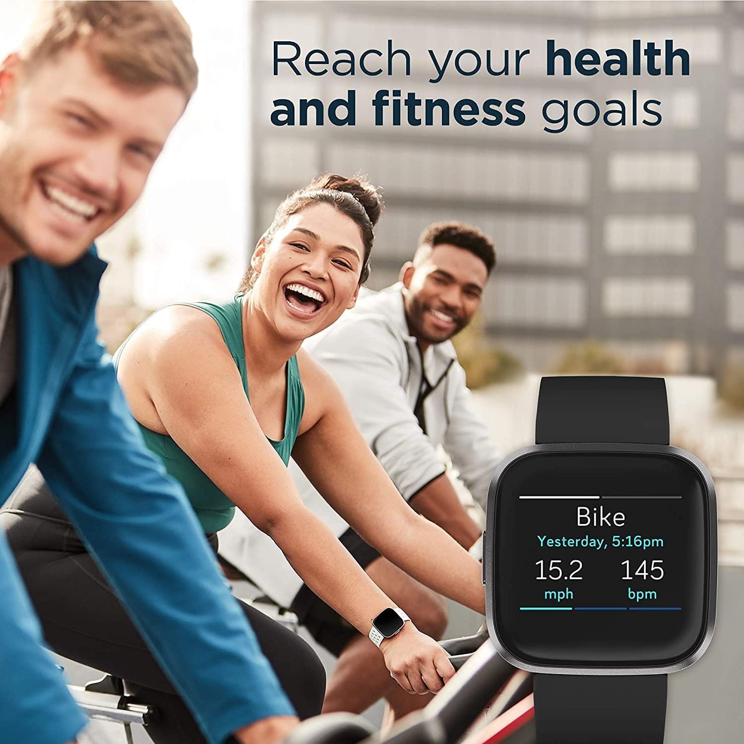 Fitbit Versa 2 Health and Fitn - огляд і ціна Alexa Compatible Bulb