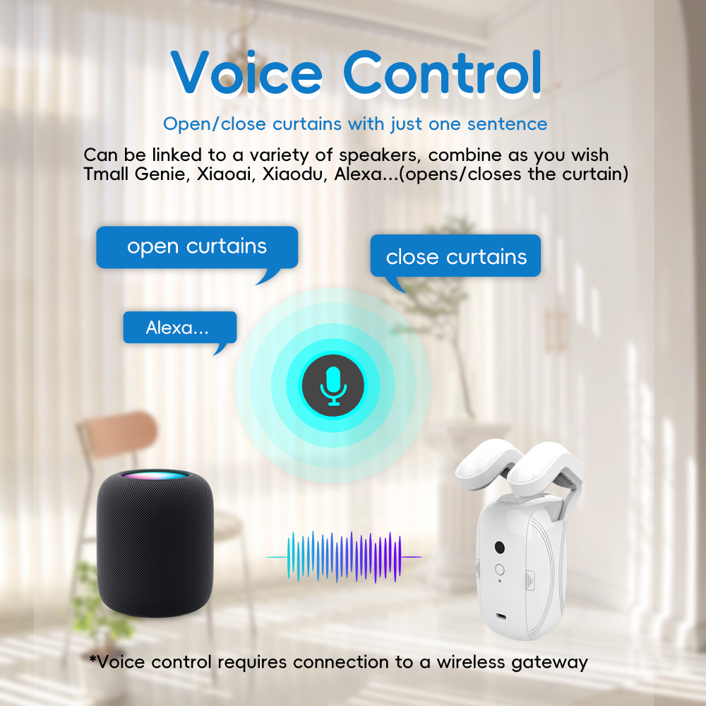 Tuya Wifi BT Smart Curtains Ro - огляд і ціна Smart Curtain Robot
