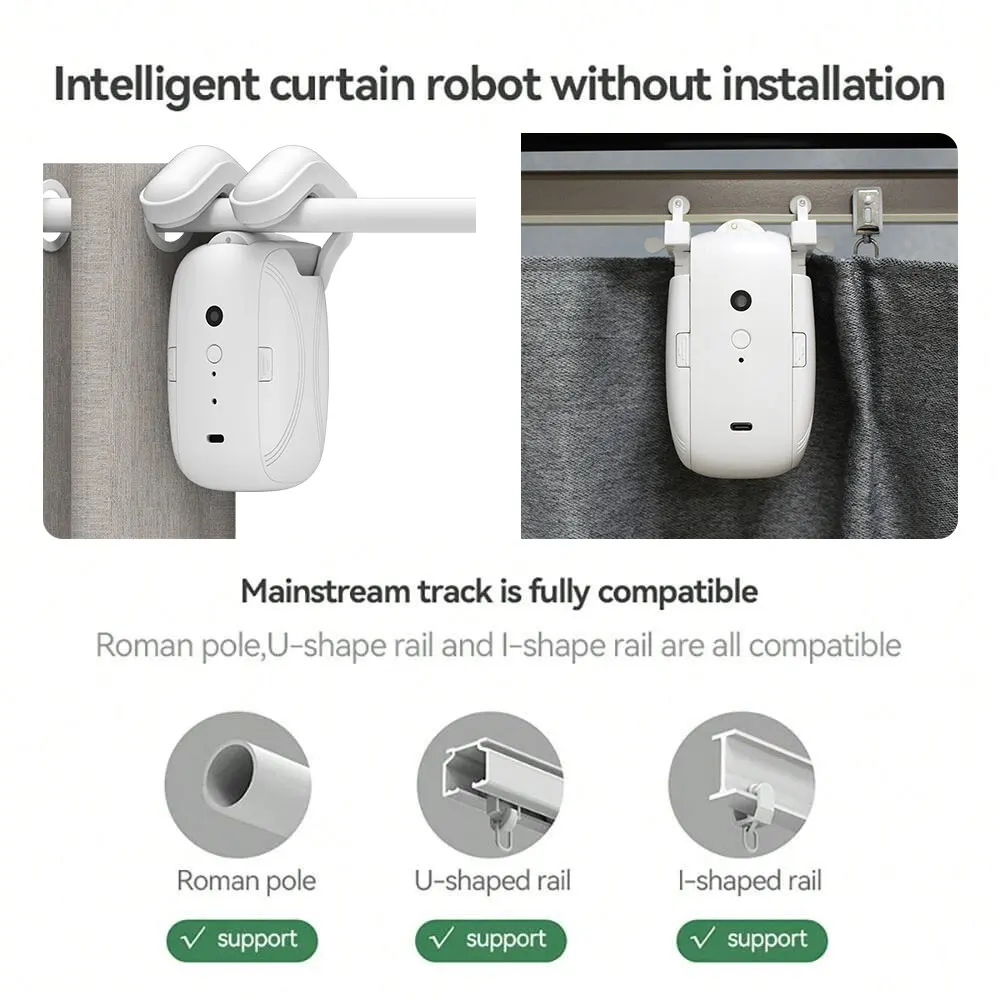 Smart Bluetooth Curtain Robot  - огляд і ціна Smart Curtain Robot