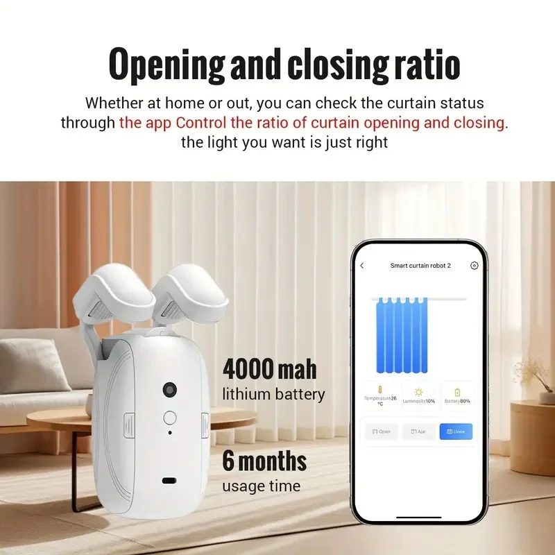 Smart Bluetooth Curtain Robot  - огляд і ціна Smart Curtain Robot