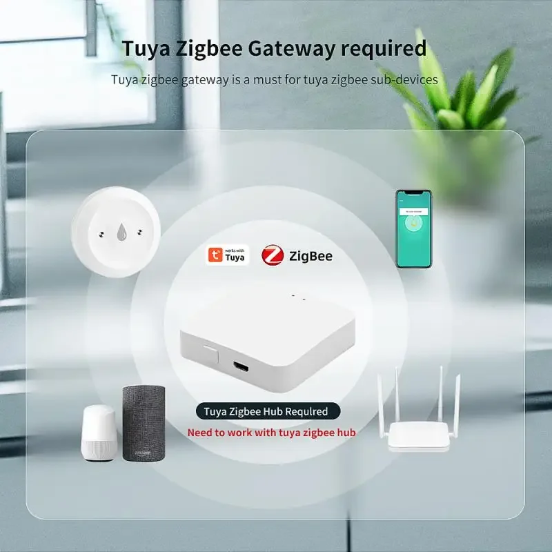 For Tuya Zigbee Smart Water Le - огляд і ціна Smart Home Water Level Sensor