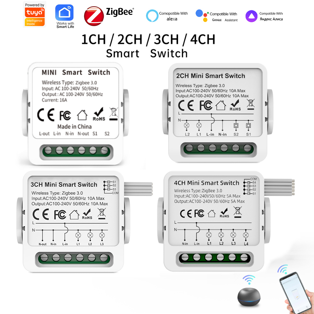 Tuya Zigbee 3.0 Smart Switch 1 - огляд і ціна Smart Light Switch