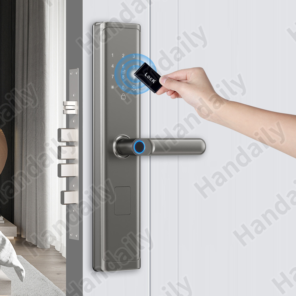 Tuya Wifi TTlock App Fingerpri - огляд і ціна Smart Home Door Lock