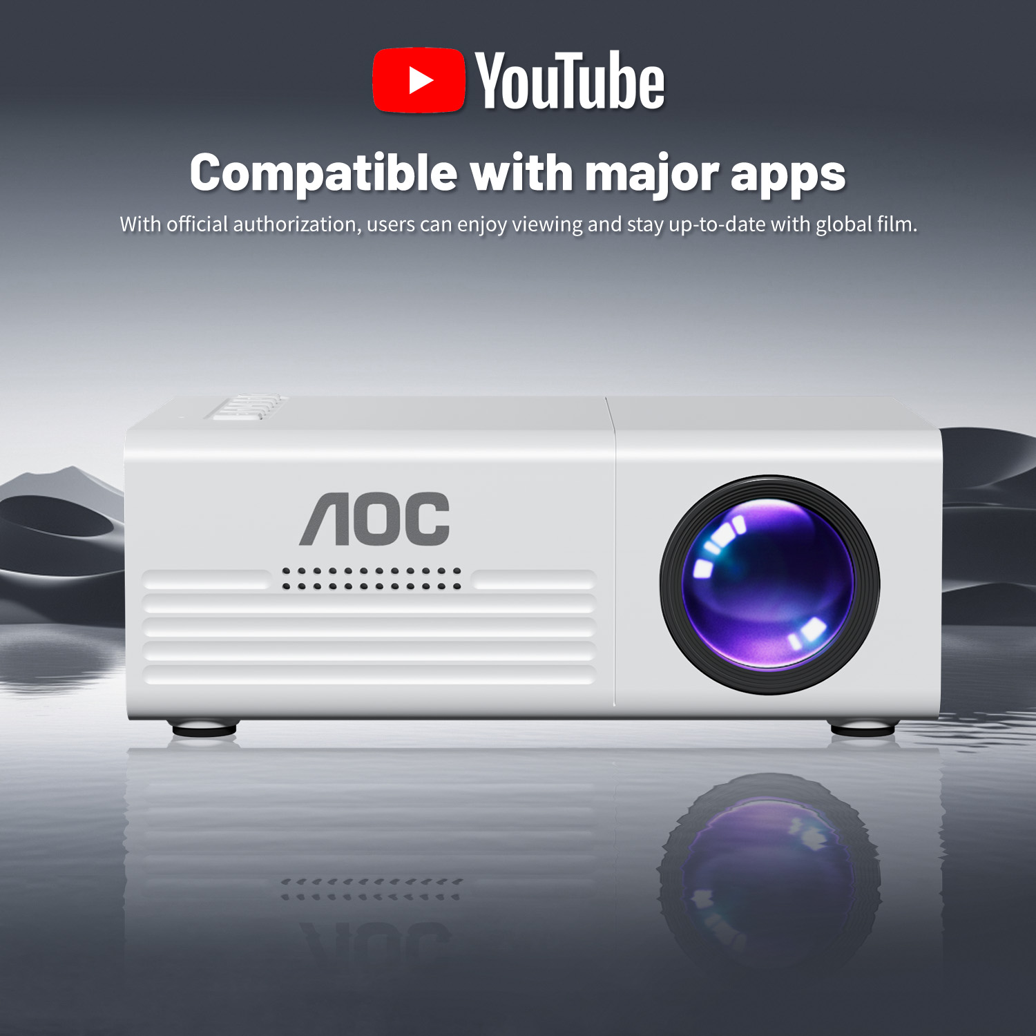 AOC Mini Projector TFT LCD Wif - огляд і ціна Smart Home Midea