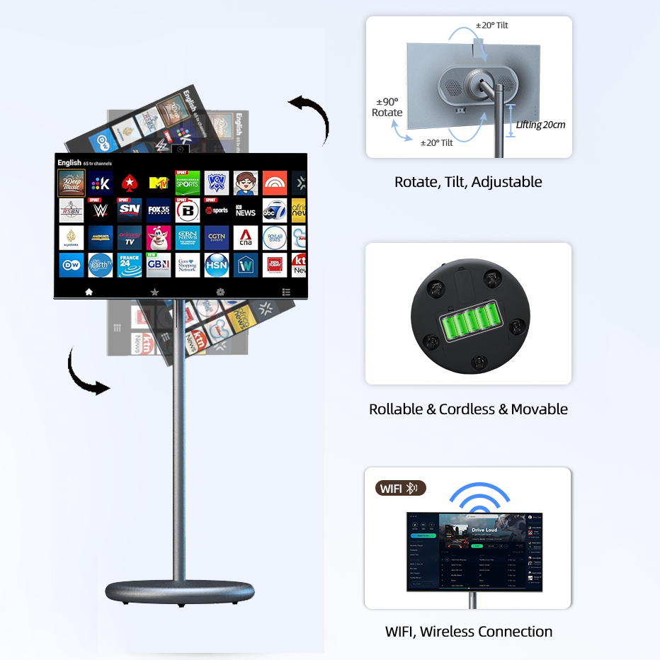 Smart Portable TV Display Mobi - огляд і ціна Smart Home Tv