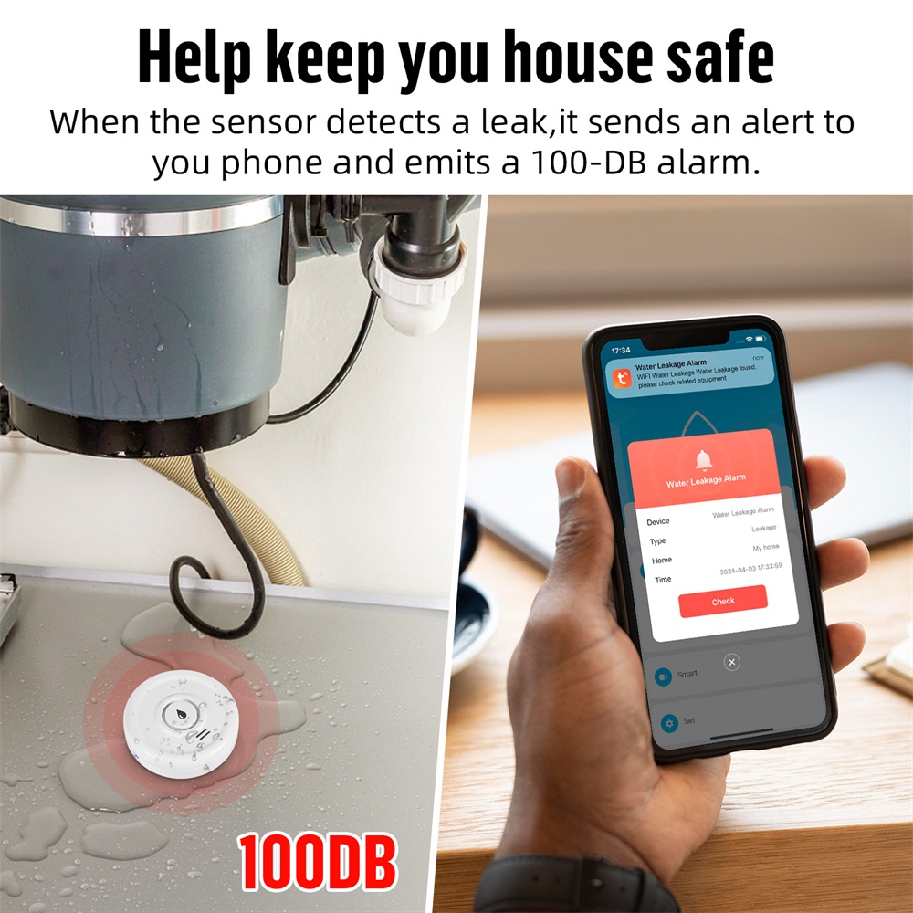 Fuers Water Leakage Detector S - огляд і ціна Smart Home Water Level Sensor