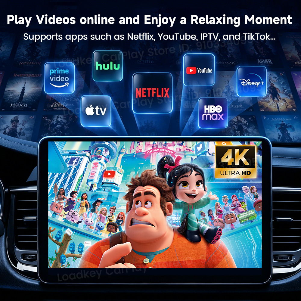 128G Carlinkit Android 15 Andr - огляд і ціна Smart Home Tv