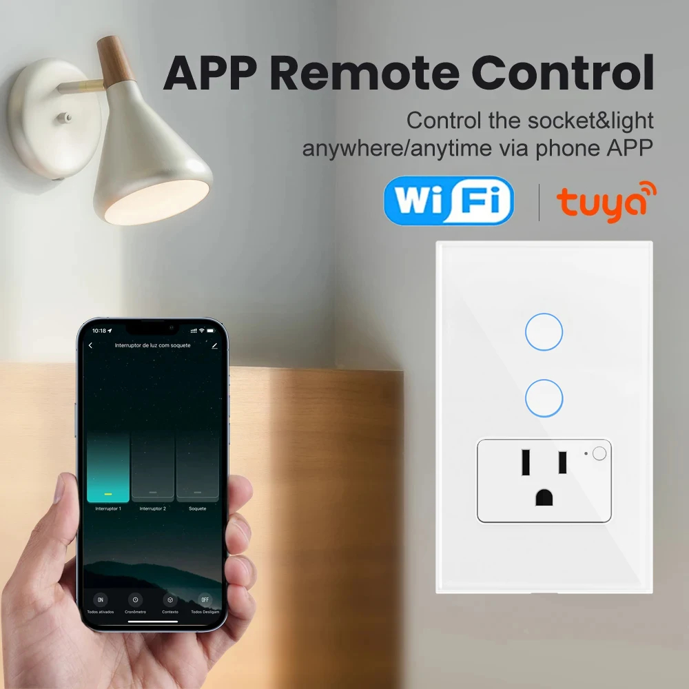 Tuya WiFi Smart Light Switch M - огляд і ціна Smart Home Touchscreen Control Panel