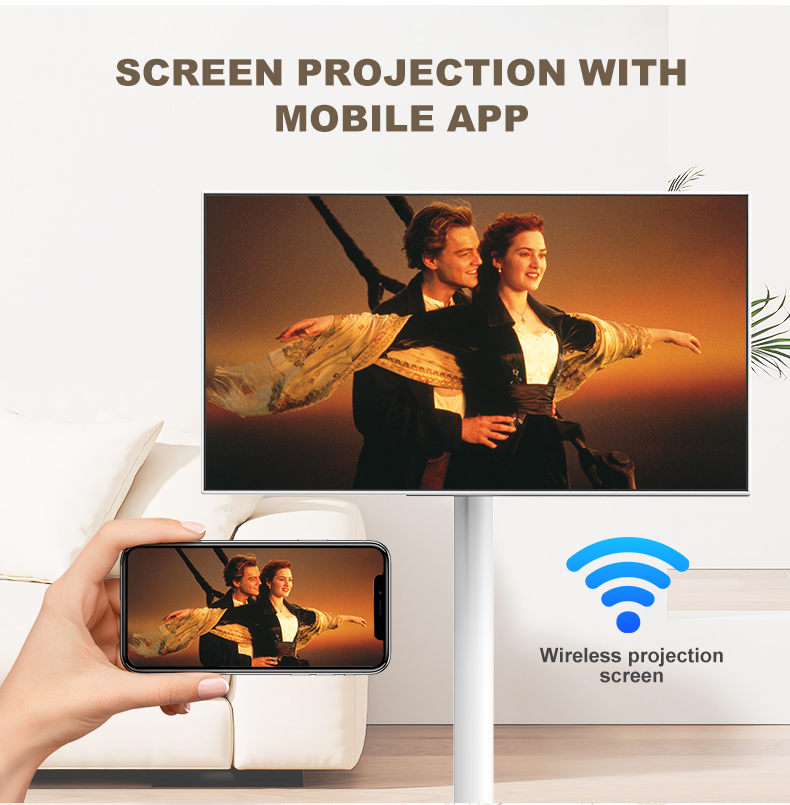 21.5 Inch LED White Battery-Po - огляд і ціна Smart Home Tv