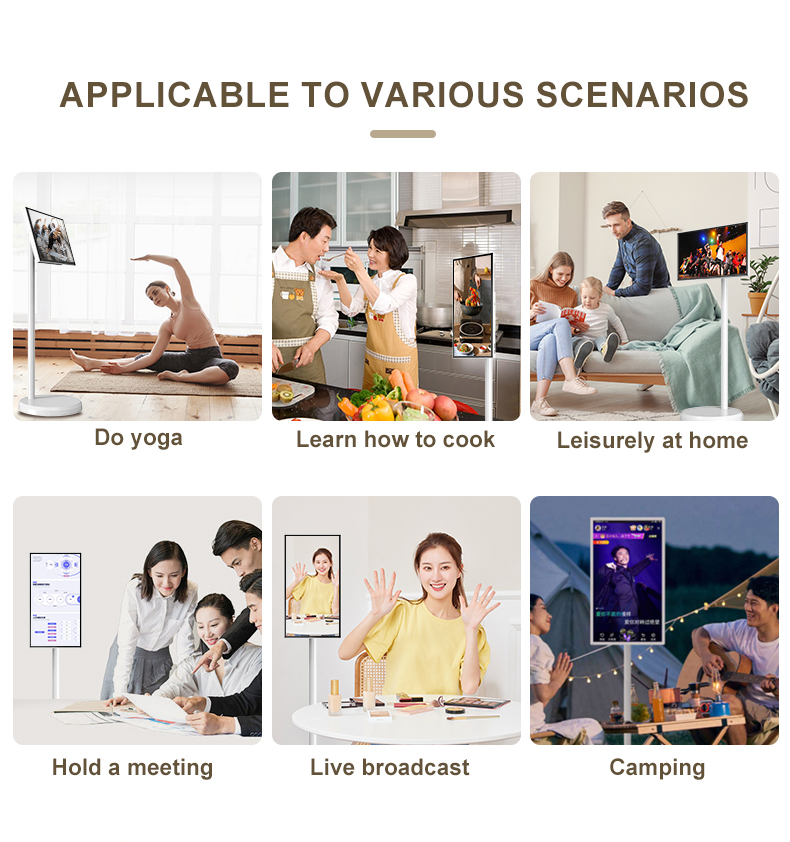 21.5 Inch LED White Battery-Po - огляд і ціна Smart Home Tv