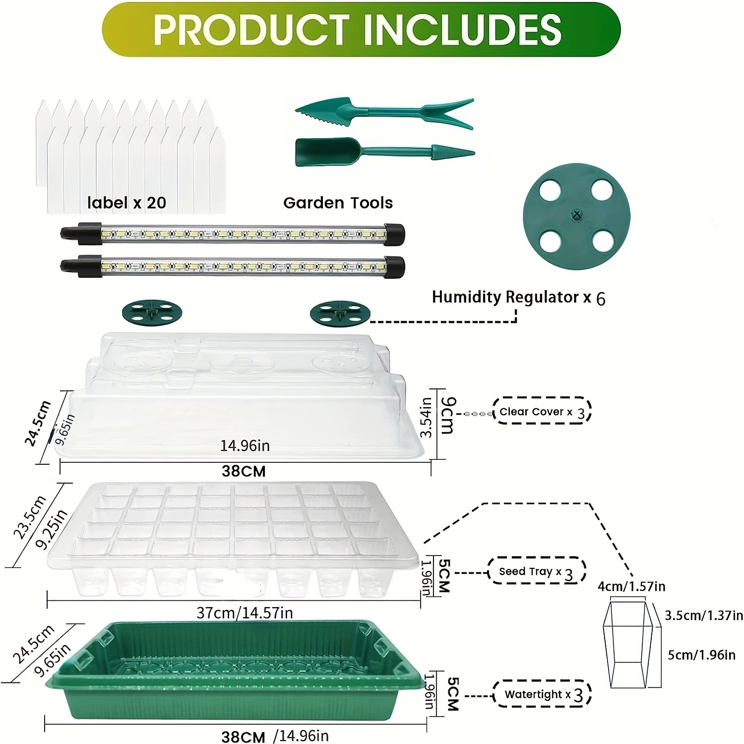 Seed Starter Trays With High D - огляд і ціна Smart Home Kit