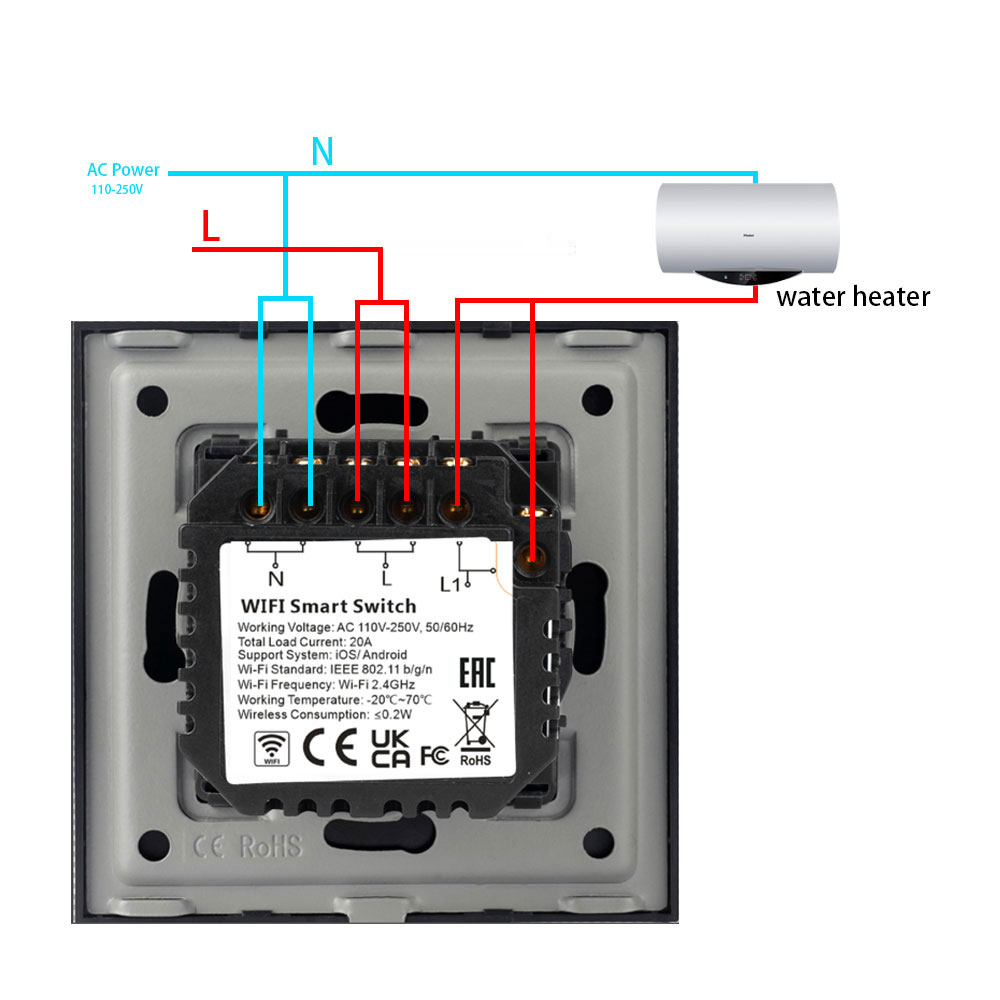 TAWOIA Wifi Smart Switch Boile - огляд і ціна Smart Home Touchscreen Control Panel