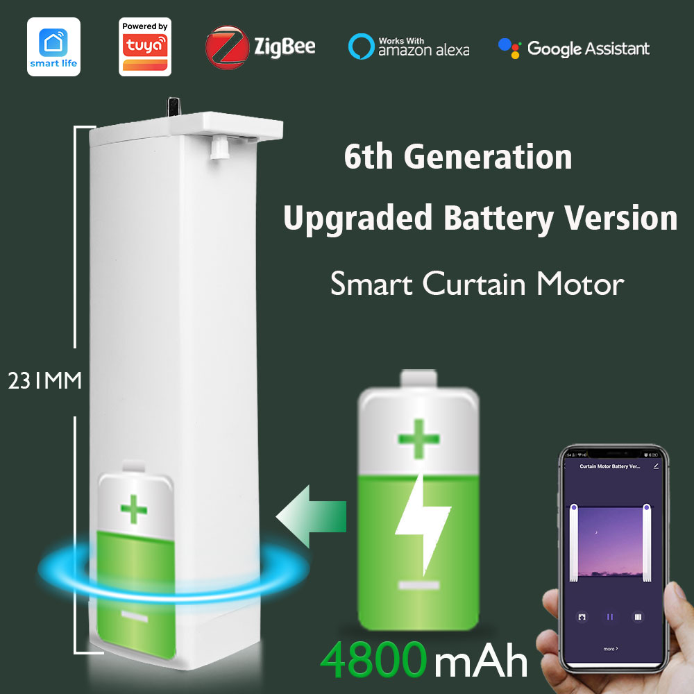 Tuya Battery Electric Curtain  - огляд і ціна Smart Curtain Robot