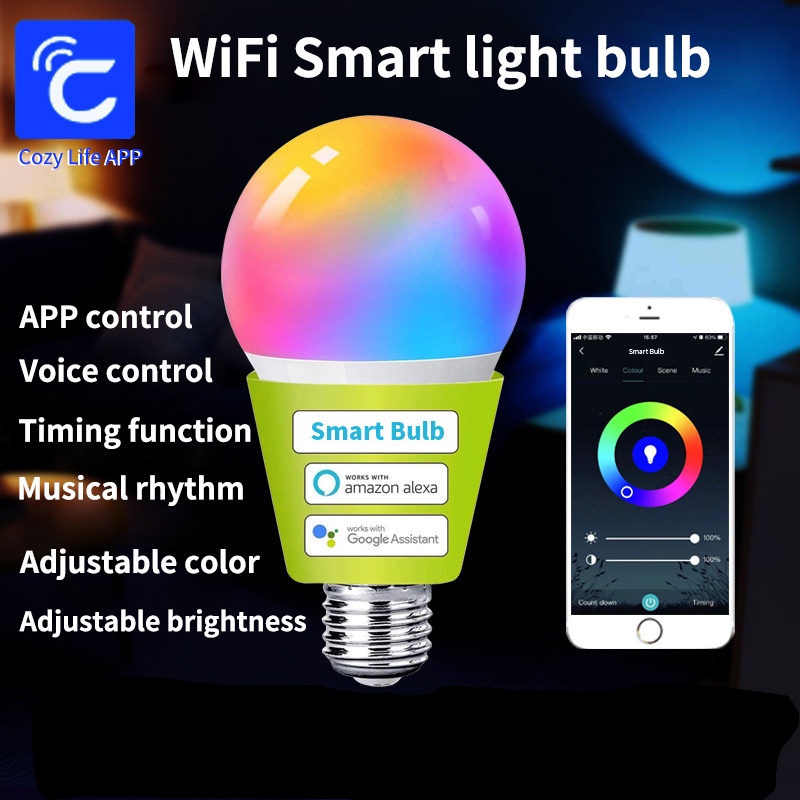 SIXWGH E27 Bulb WiFi 9W Smart  - огляд і ціна Alexa Compatible Bulb