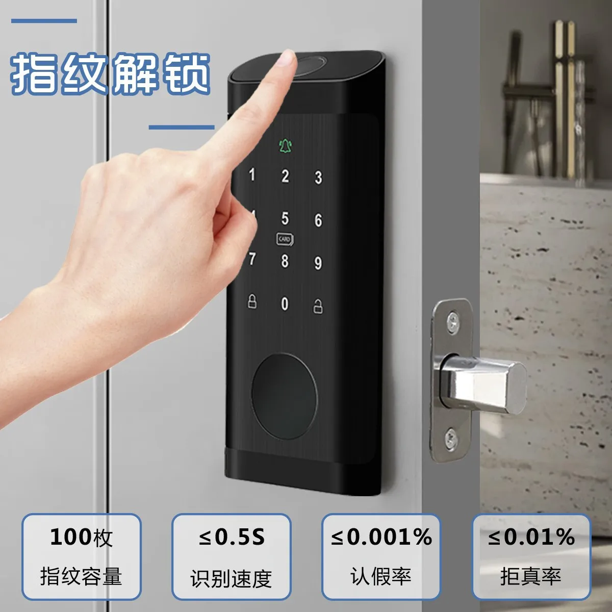 Fingerprint Lock Waterproof Tu - огляд і ціна Smart Home Door Lock