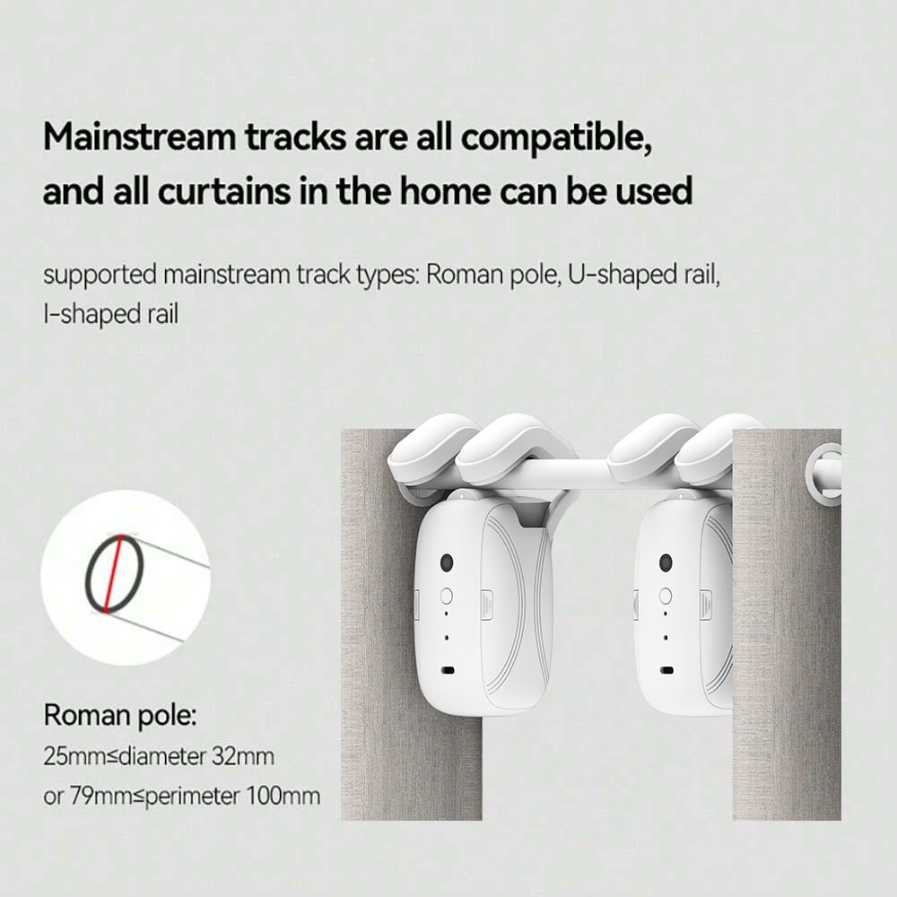 Automatic Curtain Opener Zigbe - огляд і ціна Smart Curtain Robot