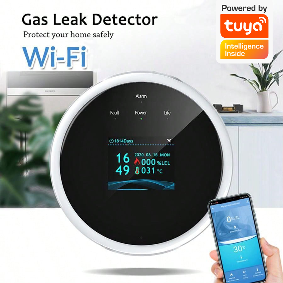 2.4G WiFi Gas Alarm Sensor Com - огляд і ціна Smart Home Web