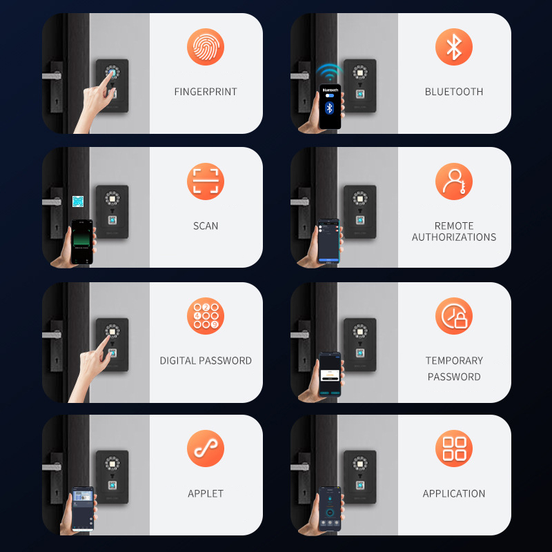 Intelligent Padlock Hang Desig - огляд і ціна Smart Home Door Lock