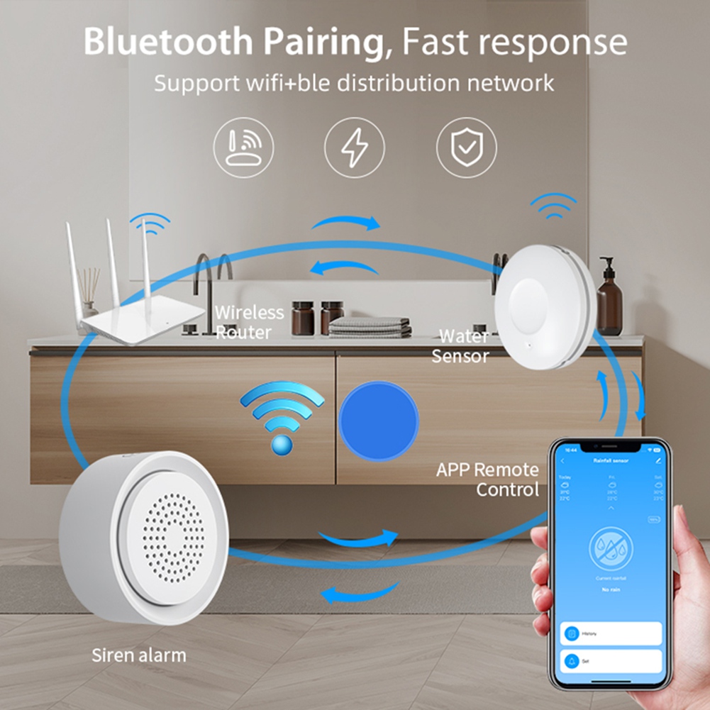 BTLIFE-Flood Detector With Sir - огляд і ціна Smart Home Kit