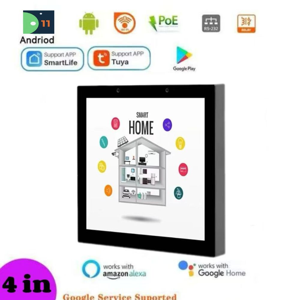 2025 New 4 Inch POE Tablet Con - огляд і ціна Smart Home Touchscreen Control Panel
