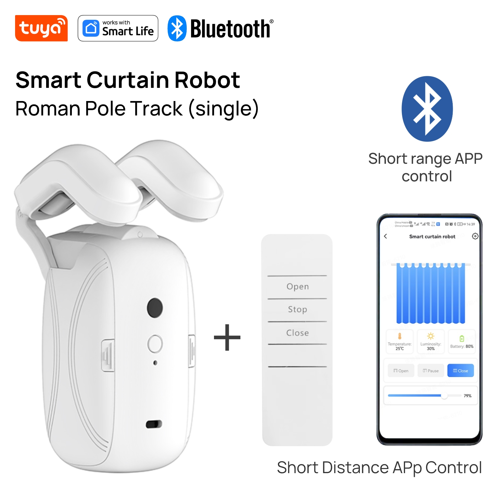 Tuya Smart Curtain Robot(Roman - огляд і ціна Smart Curtain Robot