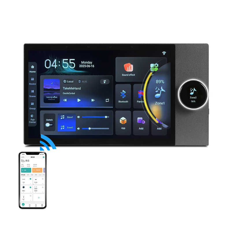 Smart home background music Ho - огляд і ціна Smart Home Touchscreen Control Panel