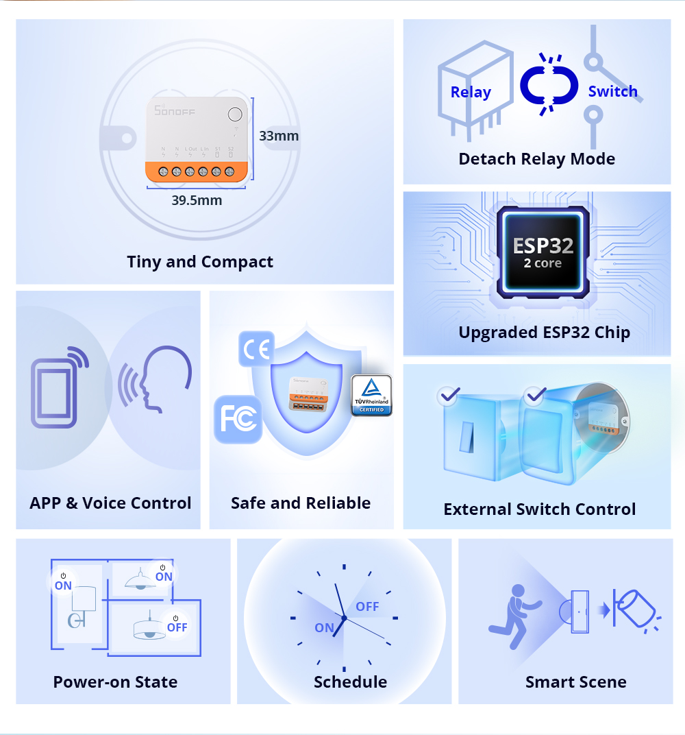Sonoff Mini R4 Extreme Wifi Sm - огляд і ціна Smart Home Remote Control