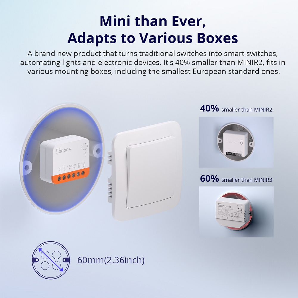 Sonoff Mini R4 Extreme Wifi Sm - огляд і ціна Smart Home Remote Control