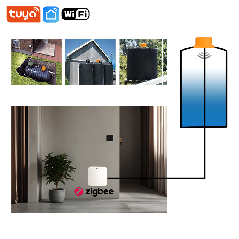 ME201WZ Wireless Zigbee Tuya M - огляд і ціна Smart Home Water Level Sensor