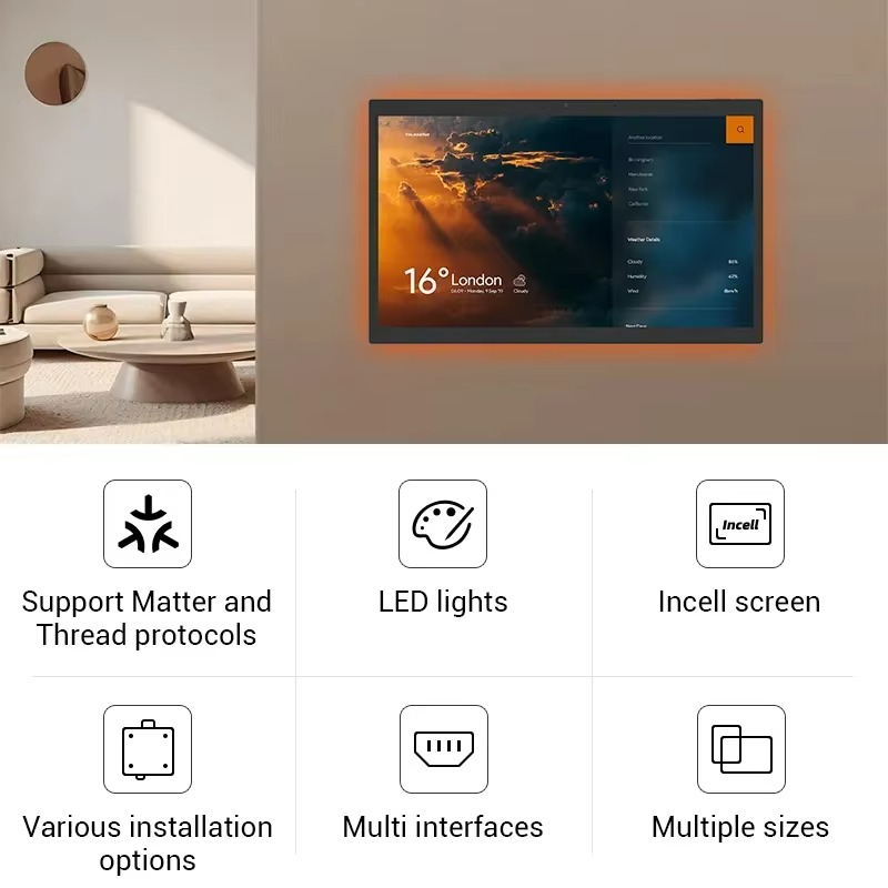 10.1 15.6 Inch Manual Android  - огляд і ціна Smart Home Wifi